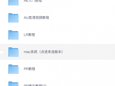 【Adobe全家桶合集】 Windows版 MAC版 软件 课程 PS、PR、LR、AE、AU等等 260GB